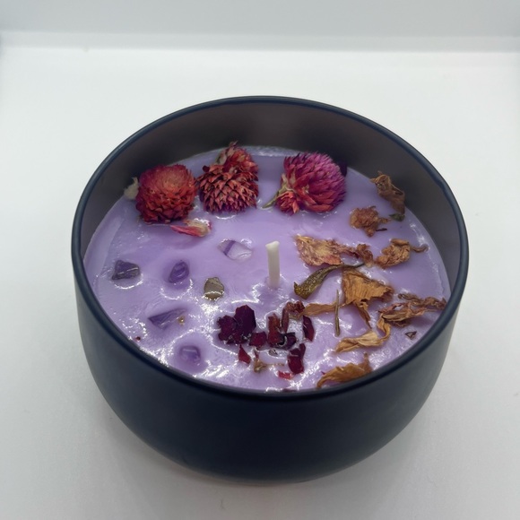 Grape Crystal Candle - Picture 6 of 7